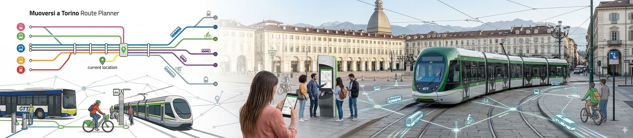 Muoversi a Torino Route Planner preview